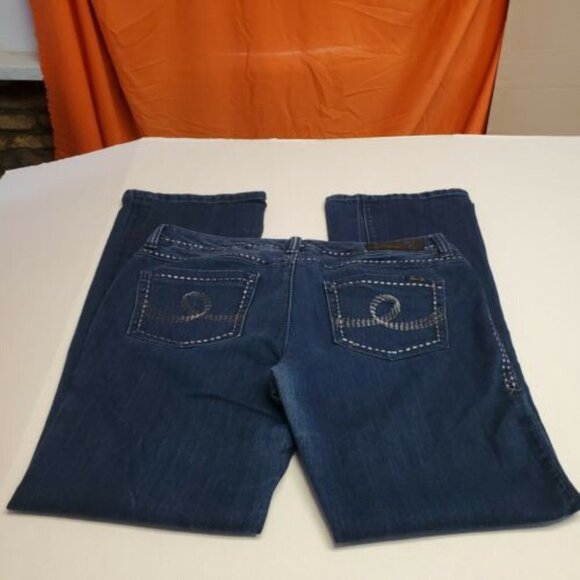 SEVEN7 Dark Wash Bootcut Jeans Sz 32 - Picture 8 of 9